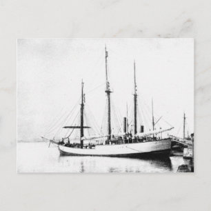 Fram, Nansen's ship, in port Postcard