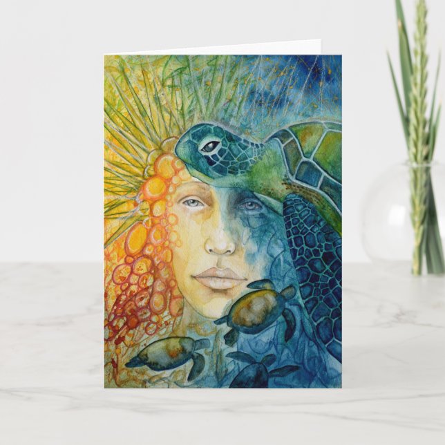 Framable Card: Sea Urchin Queen Card (Front)
