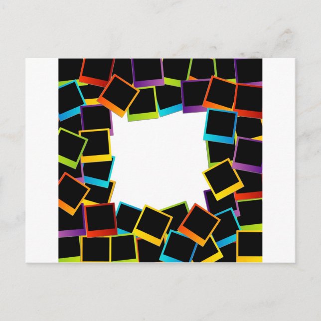 frame- colourful postcard (Front)