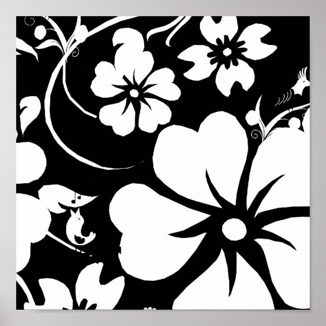 Frame It! - Trendy Floral Art Poster (Front)