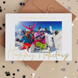 Frame Logo back Corporate Gold Happy Holiday 2022