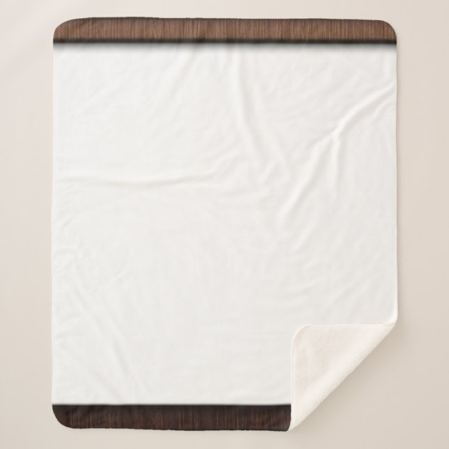 Frame photo frame wood frame sherpa blanket (Front)