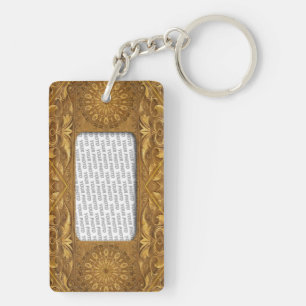 Frame Template Antique I Key Ring