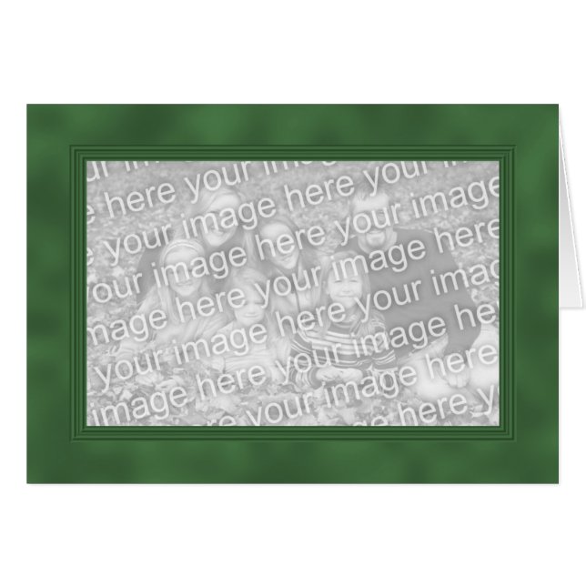 Frame Template Card - Smokey Green 2 (Front Horizontal)