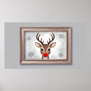 Frame tv design poster