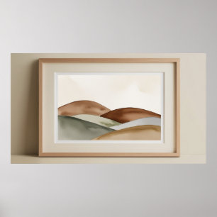 Frame tv design poster