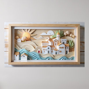 Frame tv design poster