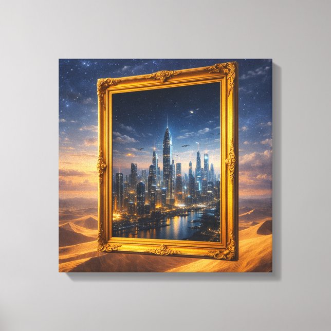 Frame Without a Painting Canvas Print (Front)