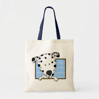 Framed Cartoon Dalmatian Tote Bag