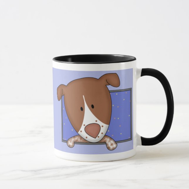 Framed Cartoon German Shorthaired Pointer Mug (Right)
