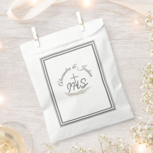 Framed Catholic Bible Verse Wedding Favour Bags