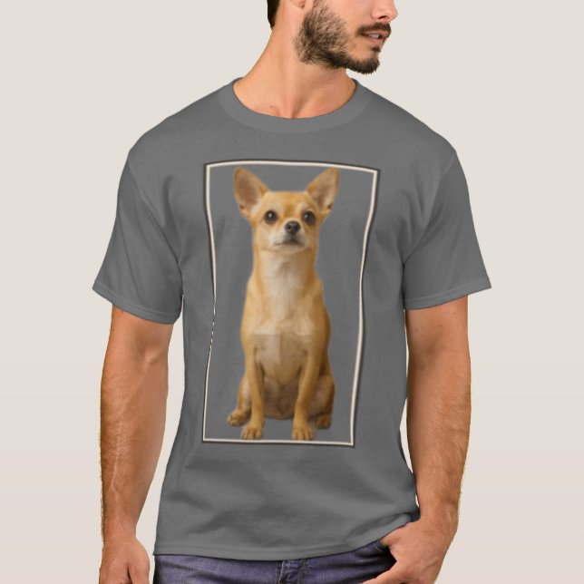 Framed Chihuahua funny T-Shirt (Front)