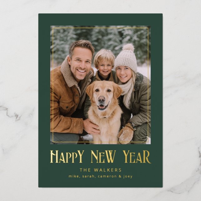 Framed Classic New Year Photo (Front)