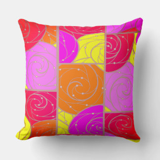 Framed Colours of Roses Cushion