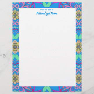 Framed Fiesta Unlined  Custom Letterhead