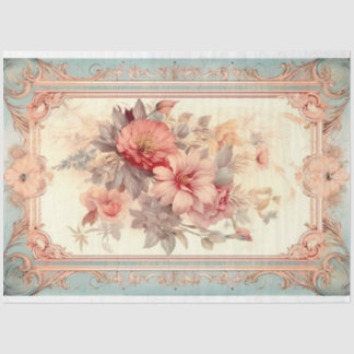 Framed Florals Tissue Paper
