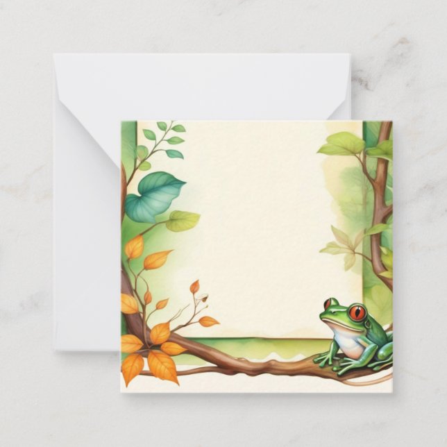 Framed Frogs 1 Card (Front)