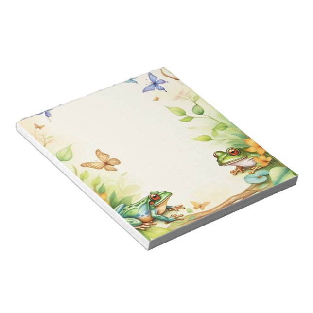 Framed  Frogs 2 Notepad (Angled)