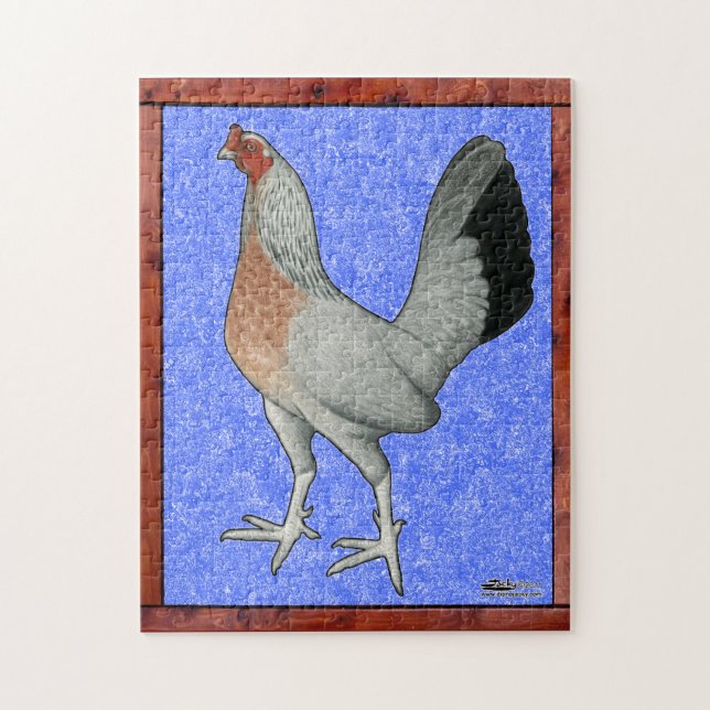 Framed Game Hen Jigsaw Puzzle (Vertical)