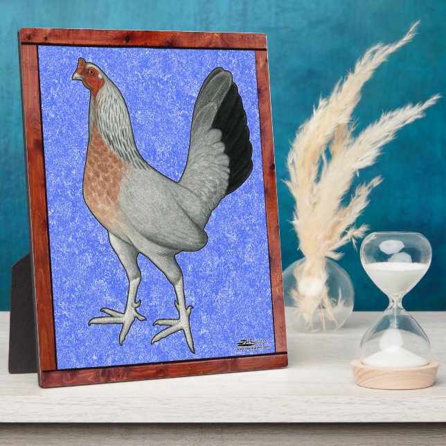 Framed Game Hen Plaque (Side)