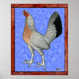 Framed Game Hen Poster