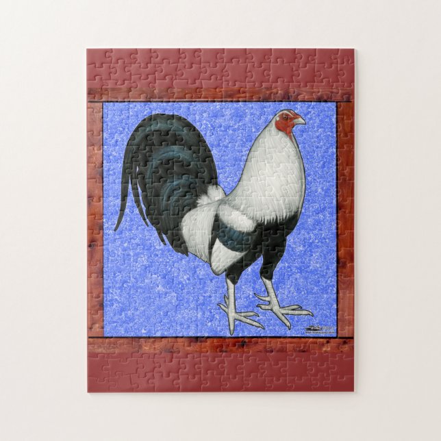 Framed Gamecock Jigsaw Puzzle (Vertical)
