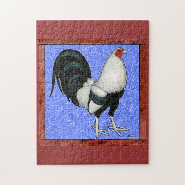 Framed Gamecock Jigsaw Puzzle (Vertical)