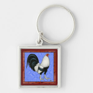 Framed Gamecock Key Ring