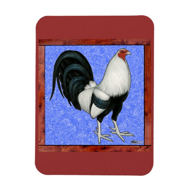 Framed Gamecock Magnet (Vertical)