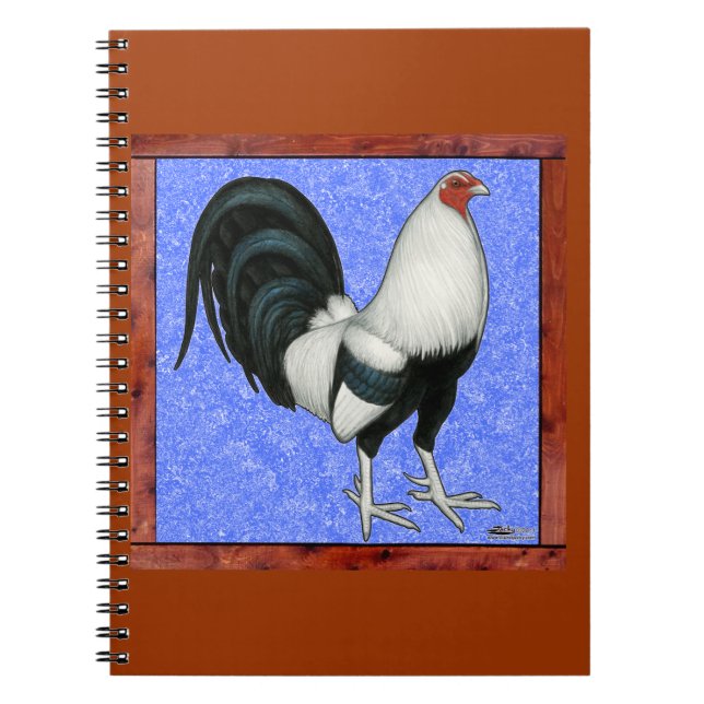 Framed Gamecock Spiral Notebook (Front)