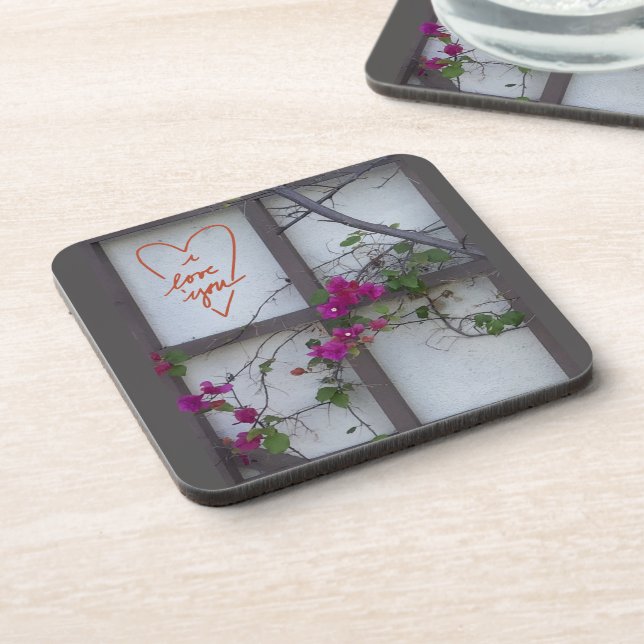 Framed Hard Plastic Coaster (Left Side)