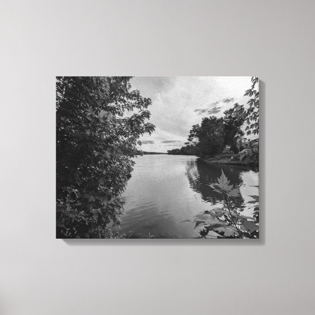 Framed in Stillness Canvas Print (Front)