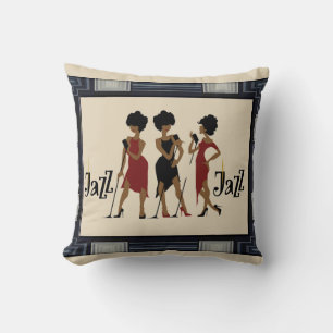 Framed Jazz  Reversible Decorative Pillow