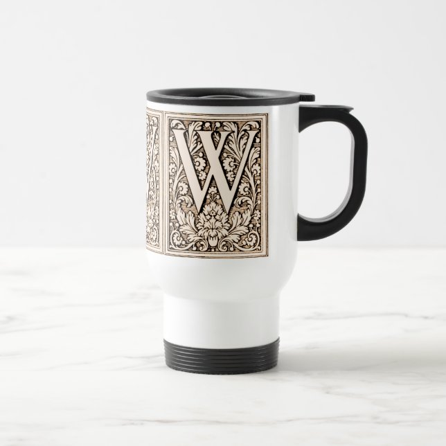 Framed  Monogram 'W'- Mug (Right)
