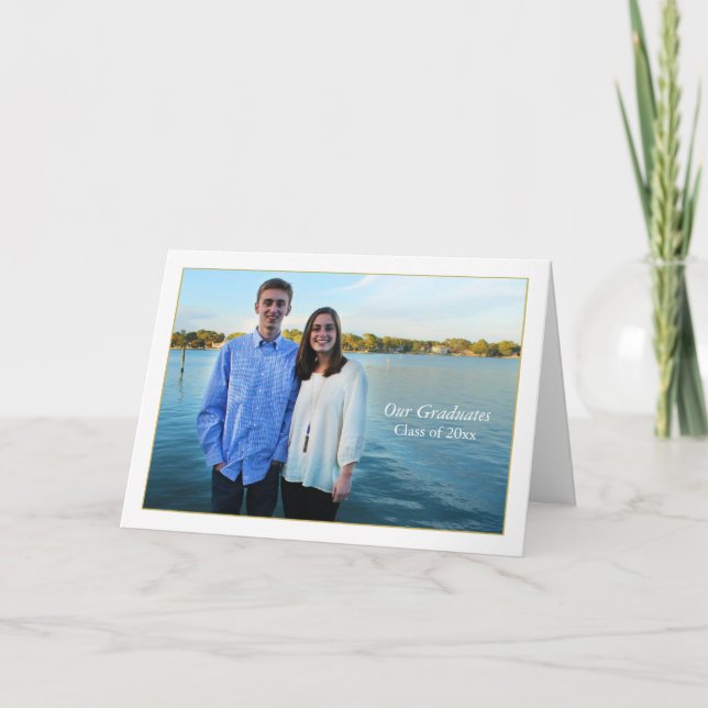 Framed Photo Folded Invitation (Front)