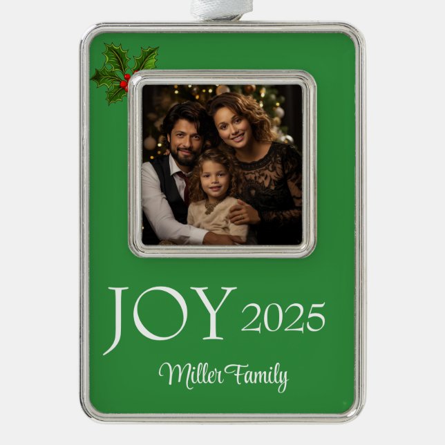 Framed Photo  Silver Plated Framed Ornament (Front)