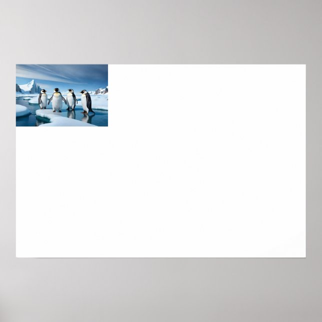 Framed Poster Art Penguins (Front)