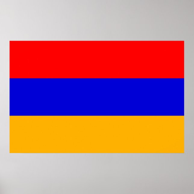 Framed print with Flag of Armenia (Front)