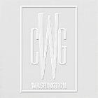 Framed Simple 3 Initial Letter Monogram Name #4