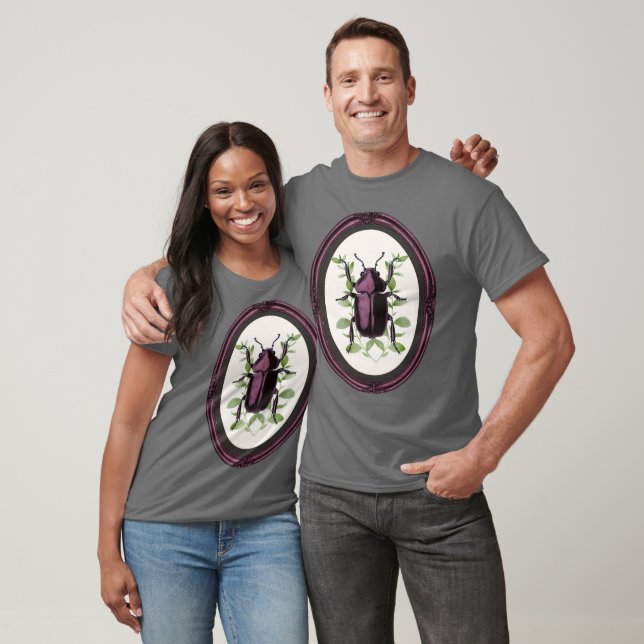 Framed Stag Beetle T-Shirt (Unisex)