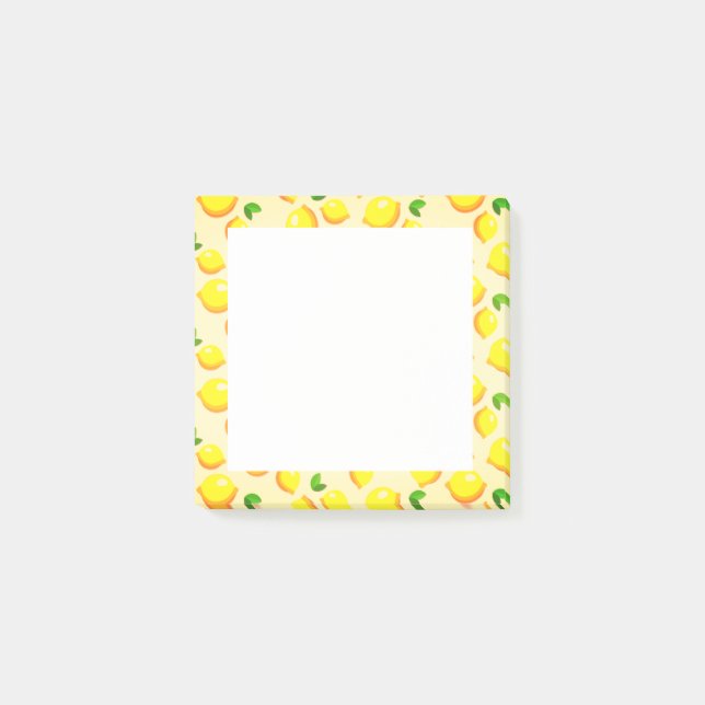 Framed Yellow Lemons Post-it® Notes (Front)