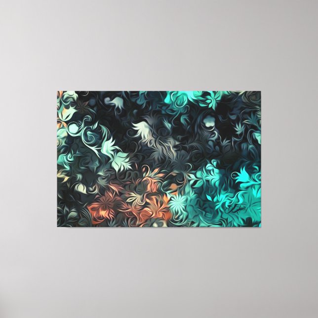 Frames Abstrato Canvas Onaitsirc Infinity Print (Front)