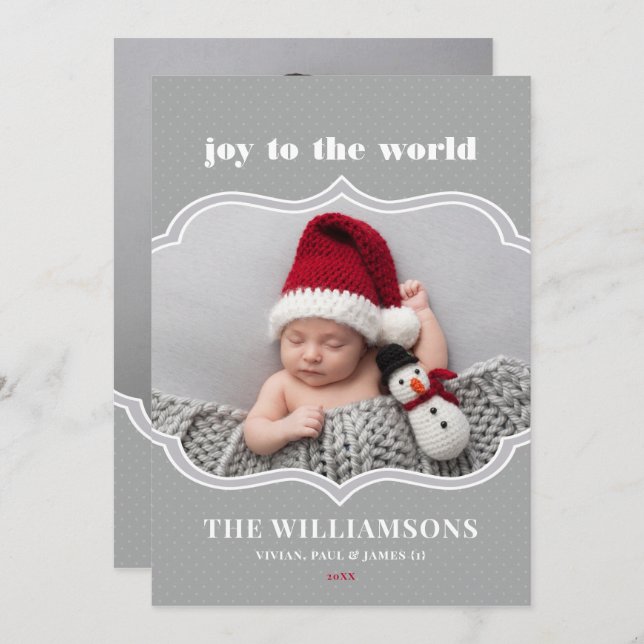 Frameworthy Christmas Holiday Card (Front/Back)