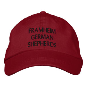 FRAMHEIM GERMAN SHEPHERDS EMBROIDERED HAT