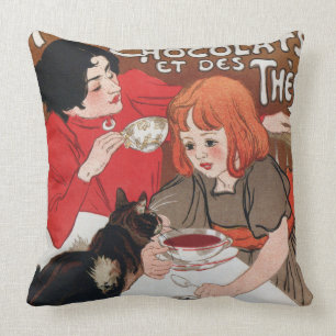 Francais de Chocolats French Chocolate Cushion