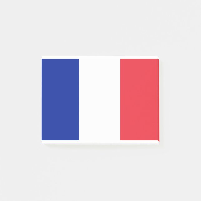 Française - France Flag Post-it Notes (Front)