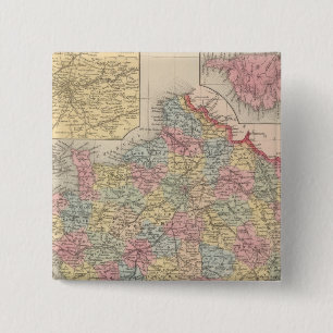 France 10 15 cm square badge