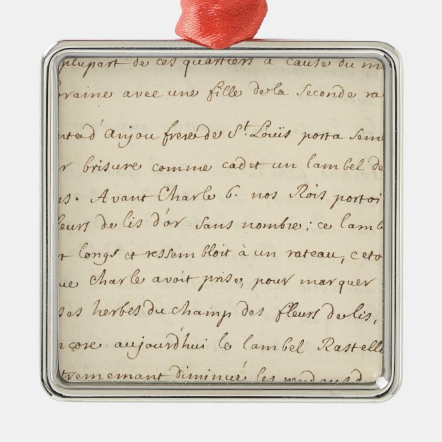 France 19 metal tree decoration (Front)