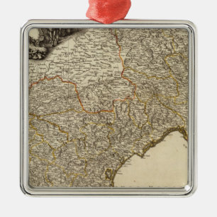 France 22 metal tree decoration