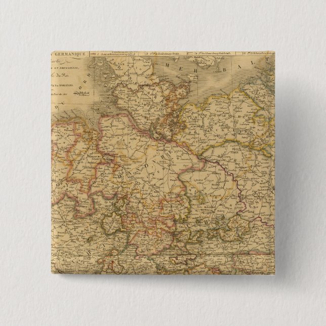 France 23 15 cm square badge (Front)